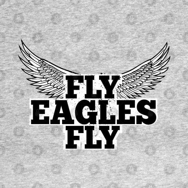 Fly Eagles Fly T-Shirt by JJDezigns